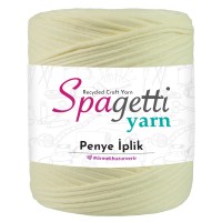 Penye İp Vanilya Beyaz El Örgü İpliği Penye İp Vanilya Beyaz El Örgü İpliği