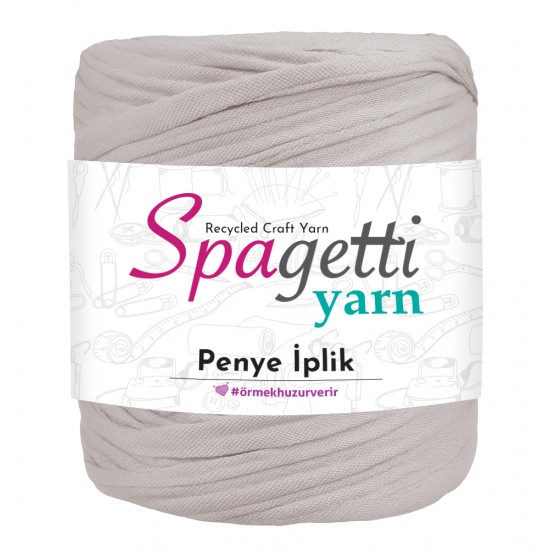 Penye İp Kum Gri El Örgü İpliği