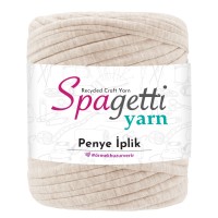 Penye İp Melanj Bej El Örgü İpliği