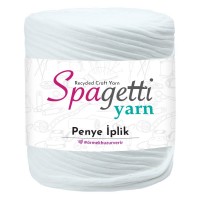 Penye İp Orta Beyaz El Örgü İpliği