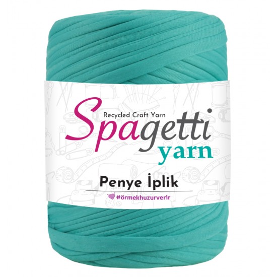 Penye İp Polyester Turkuaz El Örgü İpliği
