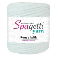 Penye İp Sade Beyaz El Örgü İpliği