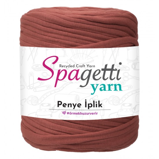 Penye İp Tan El Örgü İpliği