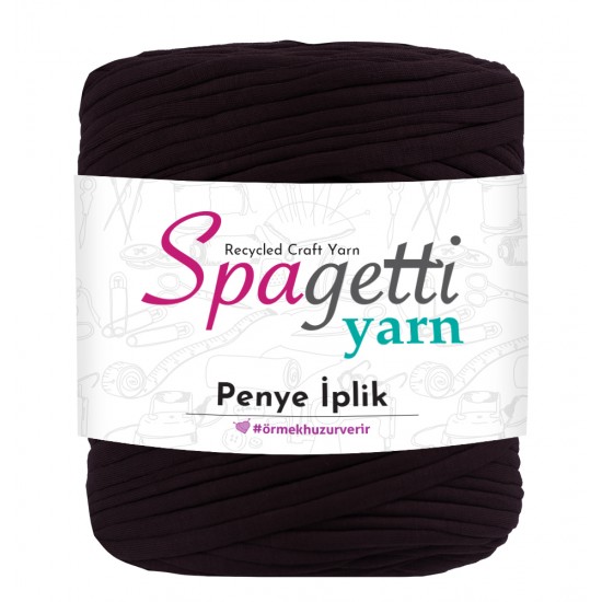 Penye İp Dokulu Koyu Menekşe El Örgü İpliği