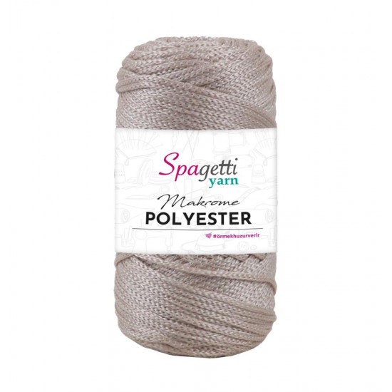 Polyester Makrome 2mm 100g Bej El Örgü İpliği Polyester Makrome 2mm 100g Bej El Örgü İpliği