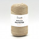 Polyester Makrome 2mm 250g Bej 3 El Örgü İpliği