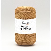 Polyester Makrome 2mm 250g Gold El Örgü İpliği