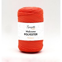Polyester Makrome 2mm 250g Turuncu El Örgü İpliği