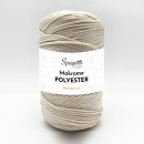 Polyester Makrome 2mm 250g Ekru 2 El Örgü İpliği
