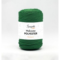Polyester Makrome 2mm 250g Yeşil El Örgü İpliği