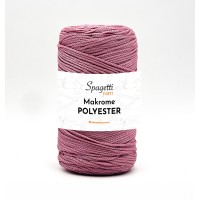 Polyester Makrome 2mm 250g Gül Kurusu El Örgü İpliği
