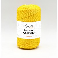 Polyester Makrome 2mm 250g Sarı El Örgü İpliği