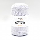 Polyester Makrome 2mm 250g Beyaz El Örgü İpliği