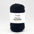 Polyester Makrome 2mm 250g Siyah El Örgü İpliği