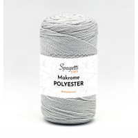 Polyester Makrome 2mm 250g Taş Gri El Örgü İpliği