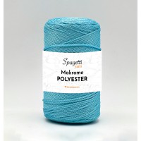 Polyester Makrome 2mm 250g Turkuaz El Örgü İpliği