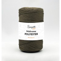 Polyester Makrome 2mm 250g Haki El Örgü İpliği