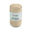 Polyester Makrome 4mm 250g Bej El Örgü İpliği