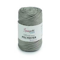 Polyester Makrome 4mm 250g Gri El Örgü İpliği