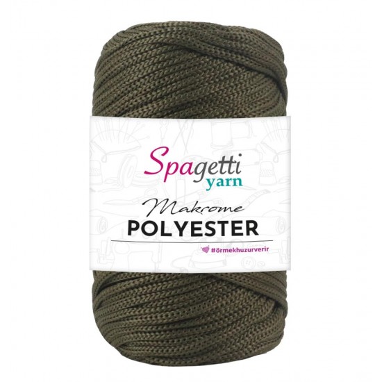 Polyester Makrome 4mm 250g Haki Polyester Makrome 4mm 250g Haki