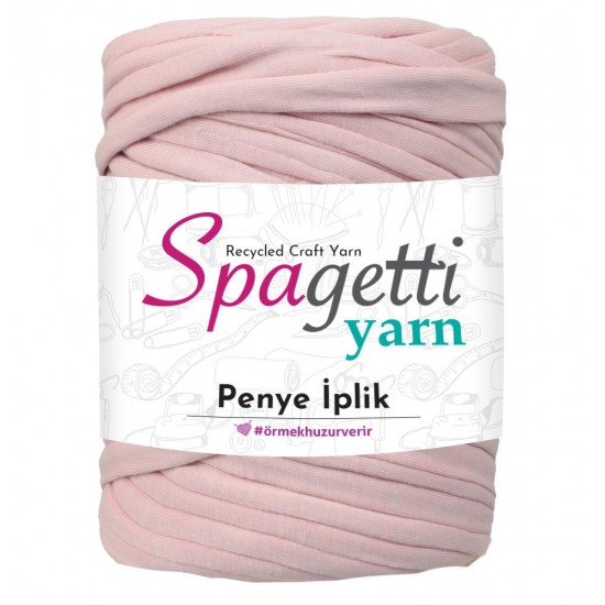 Penye İp Pudra Pembe El Örgü İpliği
