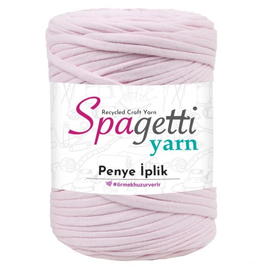 Penye İp Pudralı Pembe El Örgü İpliği