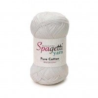 Pure Cotton Beyaz El Örgü İpliği