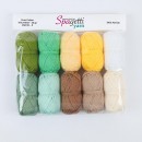 Pure Cotton Mini 20g - 10'lu Yeşiller Pure Cotton Mini 20g - 10'lu Yeşiller