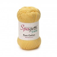 Pure Cotton Soft Sarı El Örgü İpliği