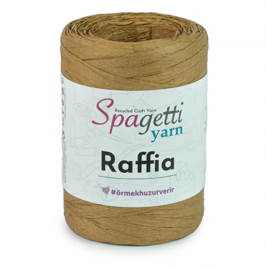 Raffia Karamel El Örgü İpliği