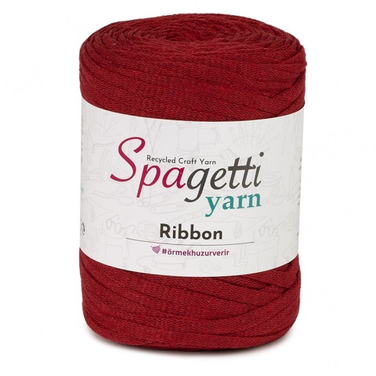 Ribbon Bordo El Örgü İpliği