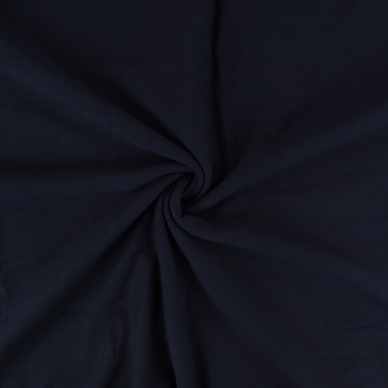 Şardonlu İki İplik Kumaş - Düz - Lacivert 119X180cm