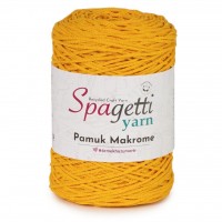Pamuk Makrome Sarı El Örgü İpliği Pamuk Makrome Sarı El Örgü İpliği