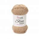 Slim Cotton Bej El Örgü İpliği