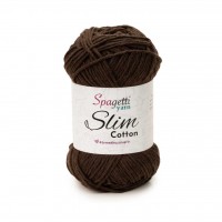 Slim Cotton Kahve El Örgü İpliği Slim Cotton Kahve El Örgü İpliği
