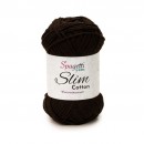 Slim Cotton Kahve El Örgü İpliği