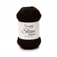 Slim Cotton Kahve El Örgü İpliği