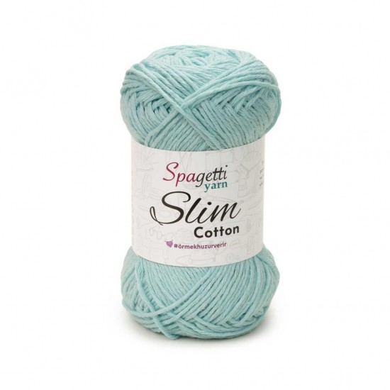 Slim Cotton Mint Yeşil El Örgü İpliği