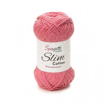 Slim Cotton Pembe El Örgü İpliği