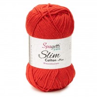 Slim Cotton Plus Kırmızı El Örgü İpliği