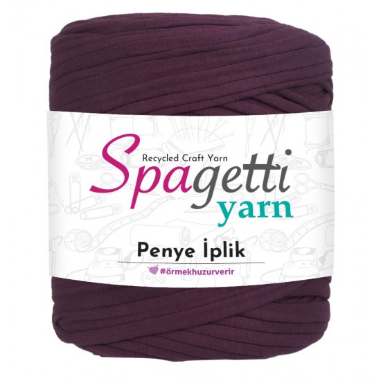 Penye İp Soft Mürdüm El Örgü İpliği