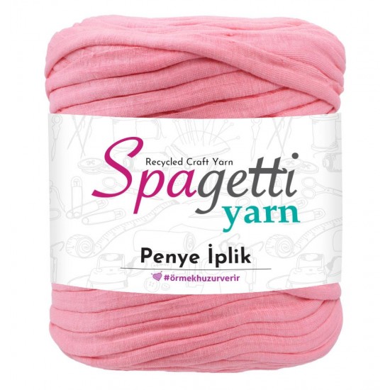 Penye İp Soft Pembe El Örgü İpliği