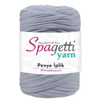 Penye İp Soğuk Gri El Örgü İpliği