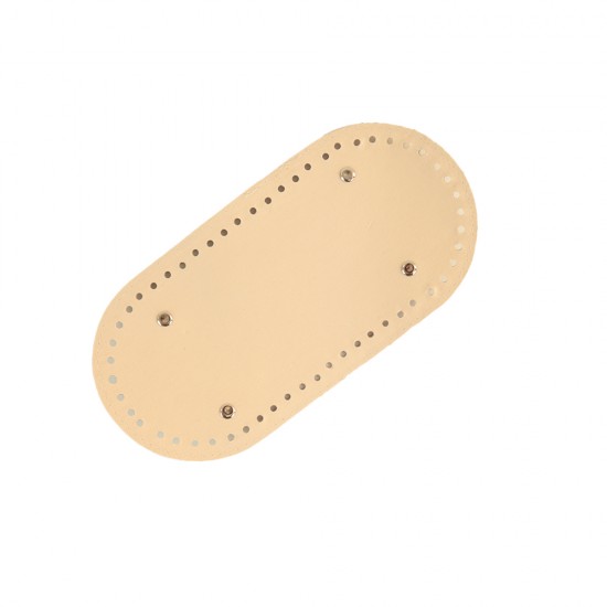 Suni Deri Çanta Tabanı Oval