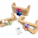 Renkli Boncuklu Ahşap Burs 20cm