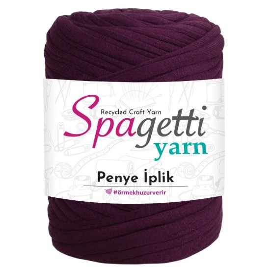 Penye İp Ekstra Mor El Örgü İpliği