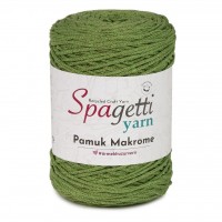 Pamuk Makrome Yağ Yeşil El Örgü İpliği Pamuk Makrome Yağ Yeşil El Örgü İpliği