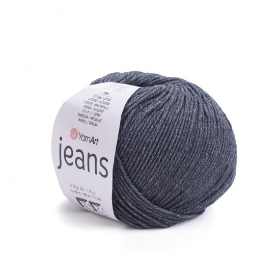 YarnArt Jeans Parlak SiyaH El Örgü İpliği